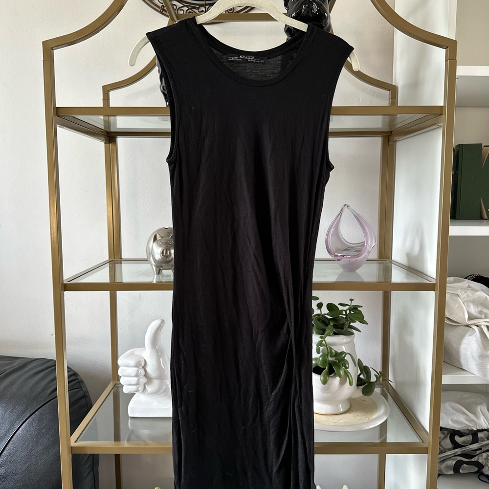 All Saints Elegant Black Sleeveless Dress